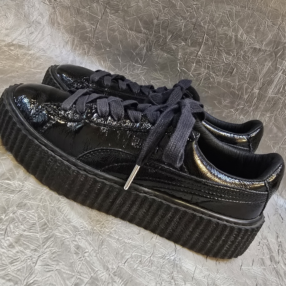 FENTY/PUMA Black Sneakers SZ 7.5 - Picture 11 of 14